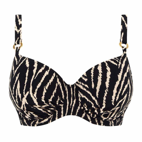 Fantasie Swim Silhouette Island Bikini Top in monochrome FS504501