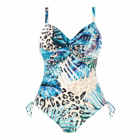 Kabini Oasis Twist Front Underwired Swimsuit