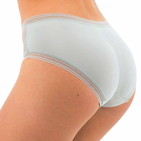 Sideview of Fantasie Fusion Briefs in sea breeze FL3095
