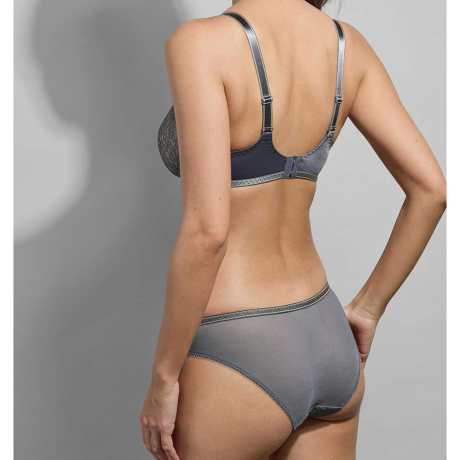 Backview of Empreinte Allure Bra and Briefs in orage 17205 and 03205