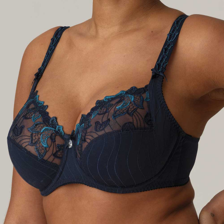 Sideview of PrimaDonna Deauville Bra in velvet blue 0161811