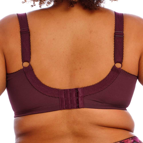 Backview of Goddess Kayla Bra in Plum Rose GD6162