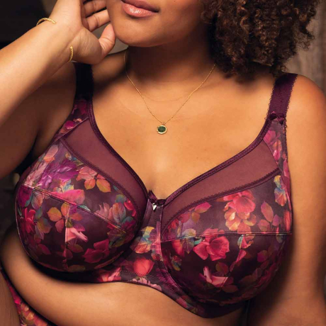 Goddess Kayla Bra in Plum Rose GD6162