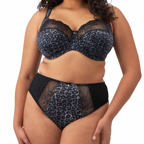 Elomi Morgan Bra and Briefs in Snow Leopard EL4110 and EL4118