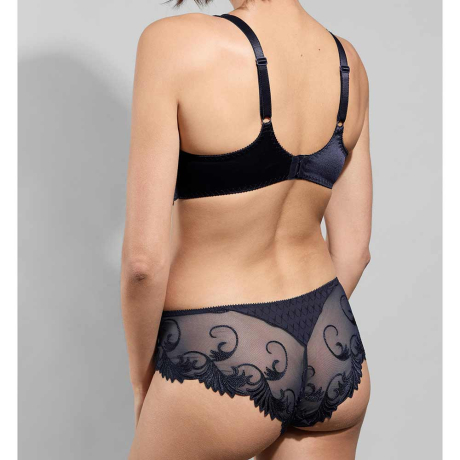 Backview of Empreinte Thalia Bra and Briefs in Blue Moon 1856 and 1256