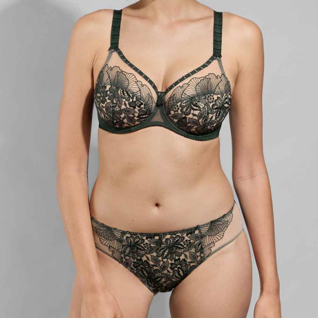 Empreinte Agathe Bra and Briefs in fougere 07204 and 02204