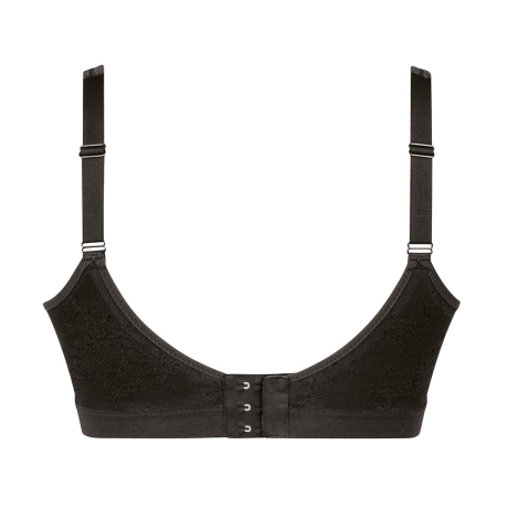 Backview of Anita Essential Lace Bra in black 4700X