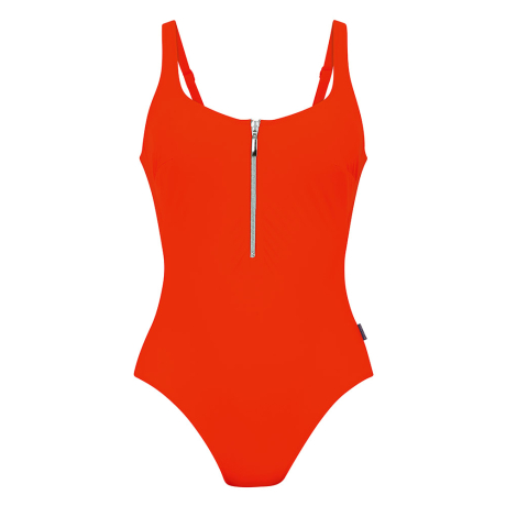 Elouise Zip Opening Soft Cup Active Swimsuit