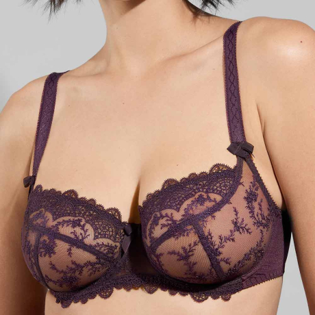 Empreinte Louise Bra in cassis 08184