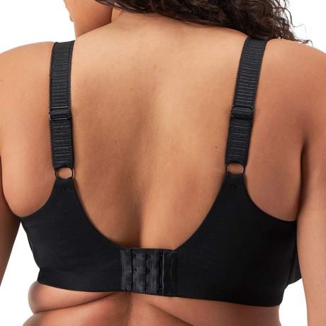 Backview of Elomi Cate Allure Bra in black EL302405