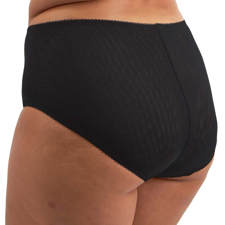 Sideview of Elomi Cate Allure Briefs in black EL302451