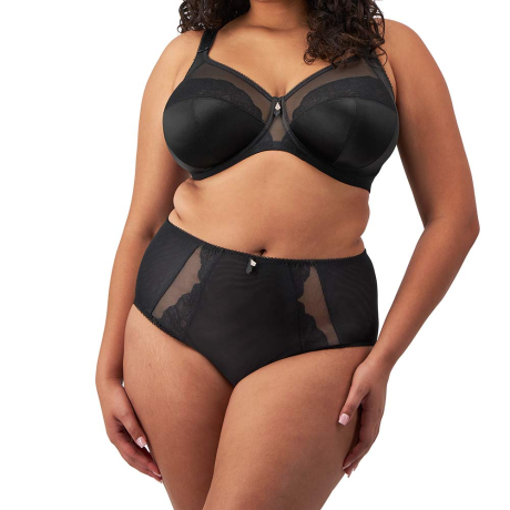 Elomi Cate Allure Bra and Briefs in black EL302405 and EL302451
