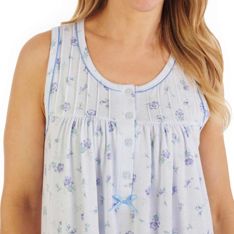 Slenderella Clove Nightdress in Blue ND06125