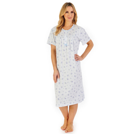 Slenderella Clove Nightdress in Blue ND06126