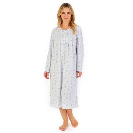 Slenderella Clove Nightdress in Blue ND06127
