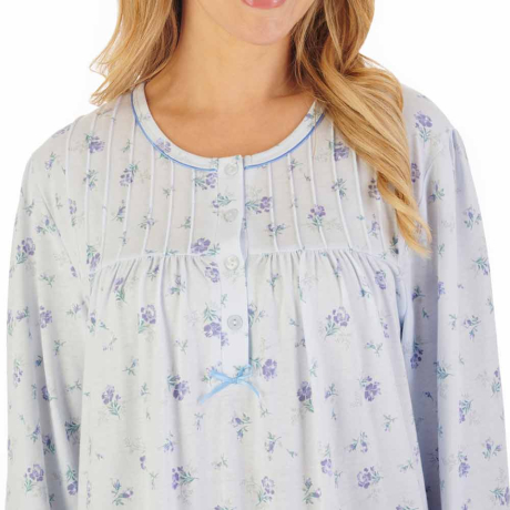 Slenderella Clove Nightdress in Blue ND06127
