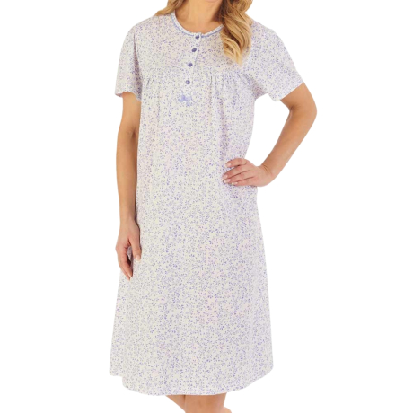 Slenderella Nightdress in Blue ND06101