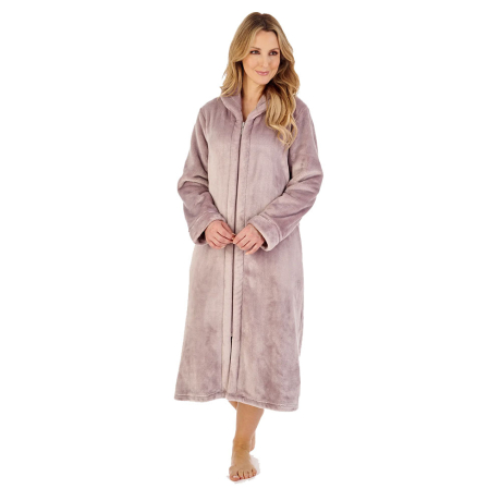 Slenderella Housecoat in mink HC4340