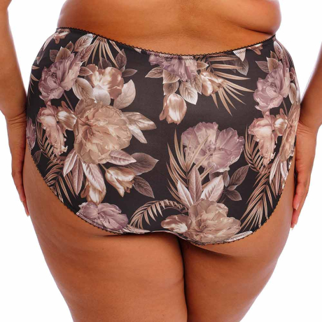 Backview of Goddess Kayla Briefs in Dark Tropical GD6168