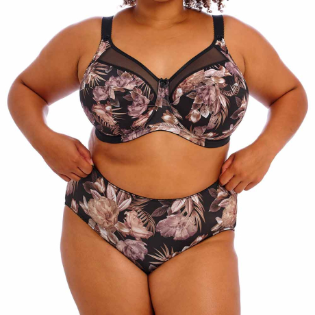 Goddess Kayla Bra and Briefs in Dark Tropical  GD6162 and GD6168