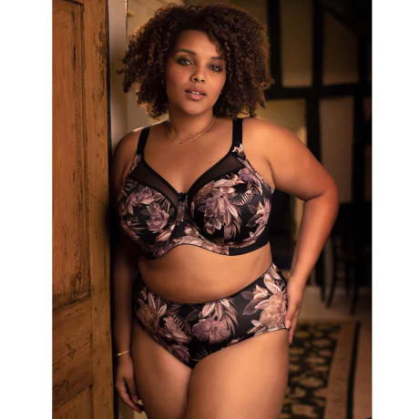 Goddess Kayla Bra and Briefs in Dark Tropical GD6162 and GD6168