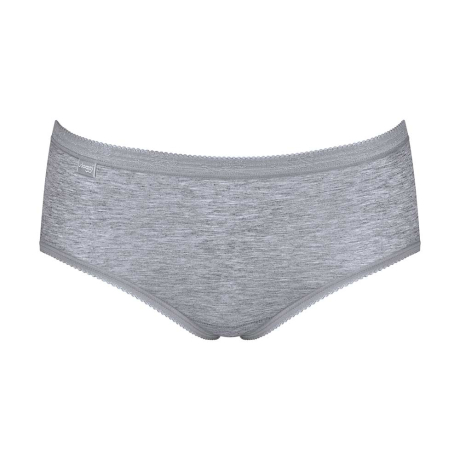 MULTI VIOLET,Sloggi,4PK,MIDI
Sloggi Midi Briefs 4 Pack in grey for multi violet and Multi blue packs MIDI