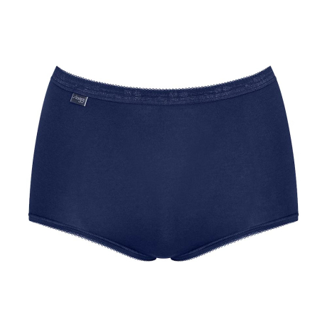 Sloggi Maxi Briefs 4 Pack in navy for white/navy pack MAXI