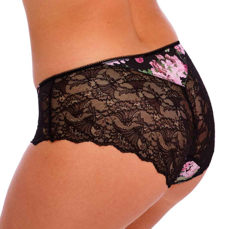 Sideview of Fantasie Lucia Shorts in Sweetpea FL101580