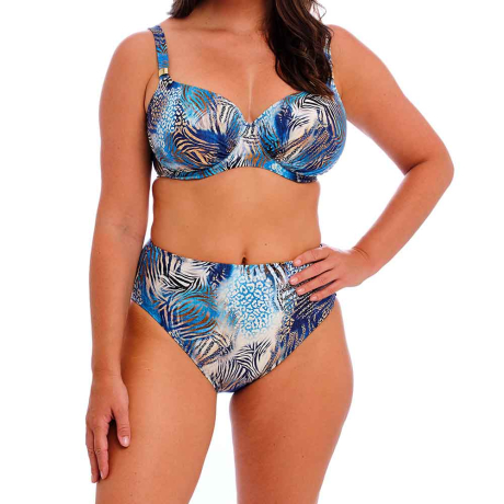 Fantasie Swim Seraya Sands Bikini Top and Briefs in Denim FS503701 and FS503778