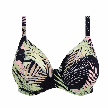 Tropical Retreat Underwired Plunge Bikini Top