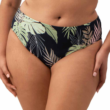 Elomi Swim Tropical Retreat Bikini Briefs In Black ES801972