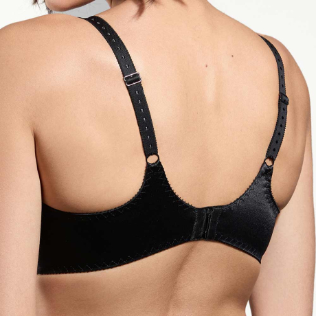 Backview of Empreinte Tess Bra in Black 08228