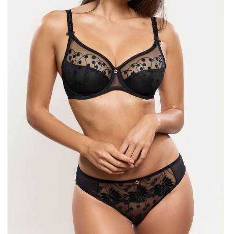 Empreinte Tess Bra and Briefs in Black 07228 and 01228