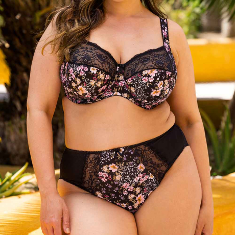 Elomi Morgan Bra and Briefs in Summer Garden EL4110 and EL4118