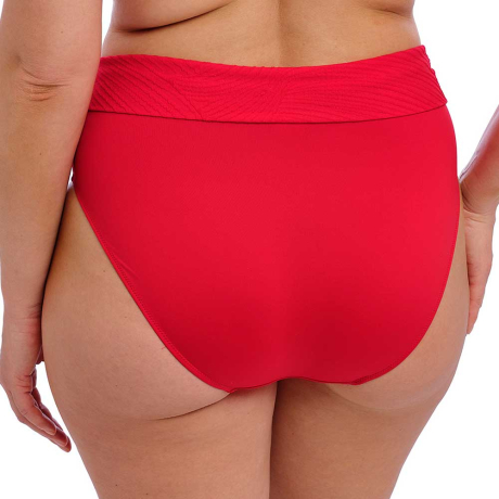 Backview of Fantasie Swim Ottawa Bikini Briefs in Radiant Red FS6497