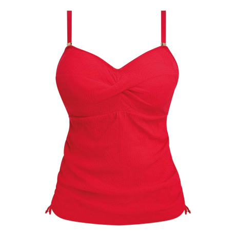 Ottawa Twist Front Underwired Tankini Top