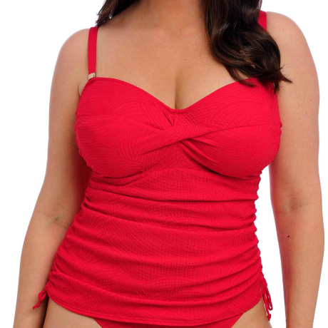 Fantasie Swim Ottawa Tankini Top in Radiant Red FS6356