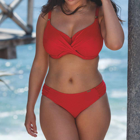 Fantasie Swim Ottawa Bikini Top and Bikini Briefs in Radiant Red FS6355 and  FS6358