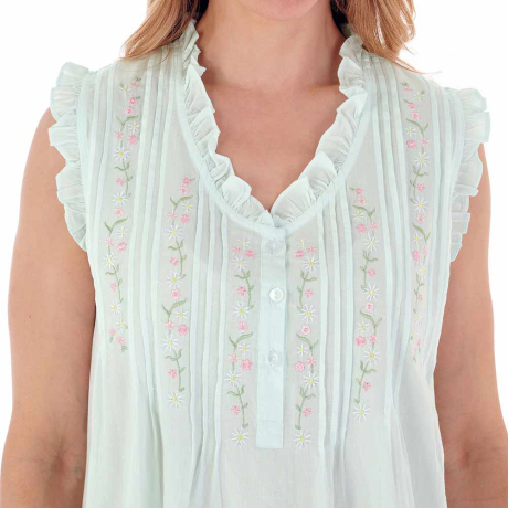 Slenderella Nightdress In Mint ND55250
