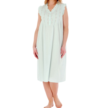 PASTUNETTE LIGHT PURPLE COTTON NIGHTDRES PASTUNETTE LIGHT PURPLE COTTON NIGHTDRES