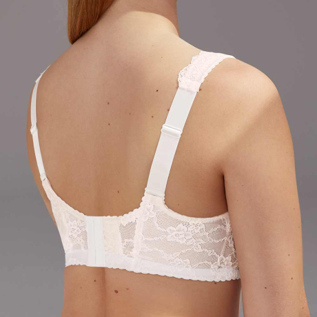 Sideview and Backview of Anita Rosa Faia Bobette Comfort Bra In Crystal 5292
