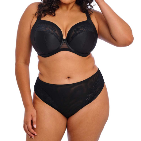Elomi Nerina Bra and Briefs In Black EL302734 and EL302753
