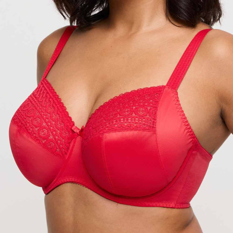 Sideview of PrimaDonna Montara Bra In True Red 0163380
