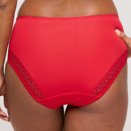 Backview of PrimaDonna Montara Briefs In True Red 0563381
