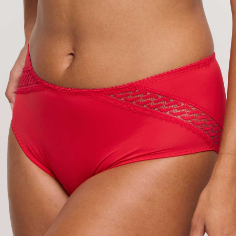 Sideview of PrimaDonna Montara Briefs In True Red 0563381
