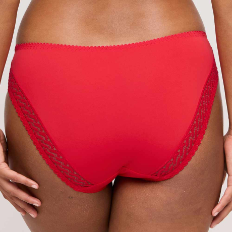 Backview of PrimaDonna Montara Briefs In True Red 0563380
