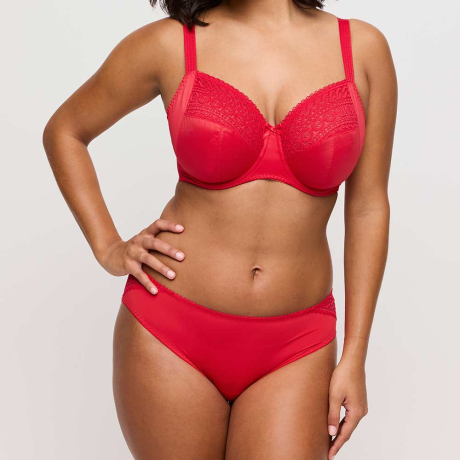 PrimaDonna Montara Bra and Briefs In True Red 0163380 and 0563380
