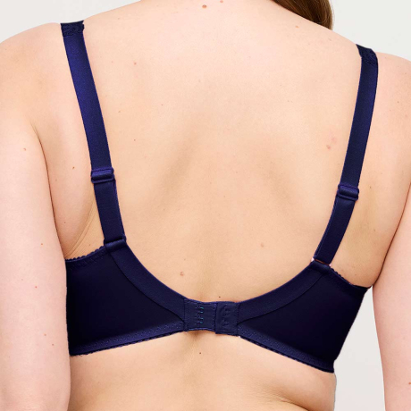 Backview of PrimaDonna Salerno Bra In Midnight Blue 0163530
