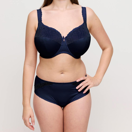 PrimaDonna Salerno Bra and Briefs In Midnight Blue 0163535 and 0563531
