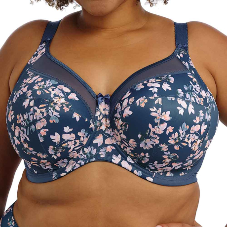 Goddess Kayla Bra in Teal Blossom GD6162
